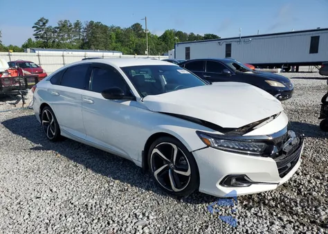 2022 Honda Accord Sport из США, поврежденный, VIN 1HGCV1F36NA103626